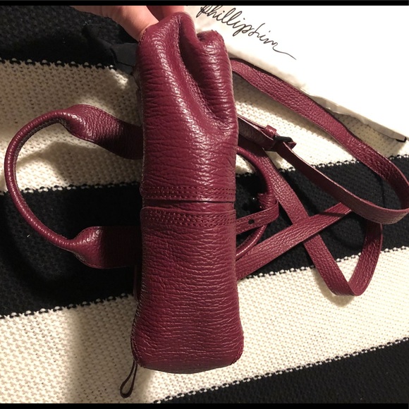 3.1 Phillip Lim Mini Pashli handbag, Maroon - Picture 3 of 8